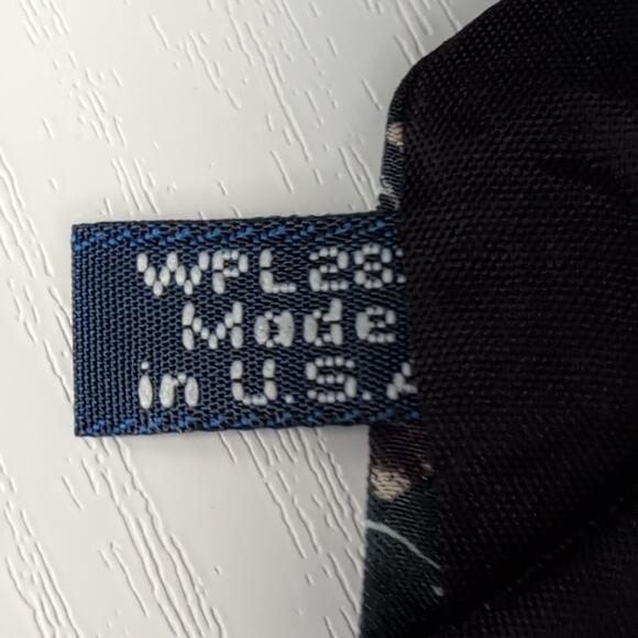 Bugatti Vintage Men’s 100% Silk Blue Geometric Diamond USA Tie – 58” x 3.75” - Picture 7 of 9